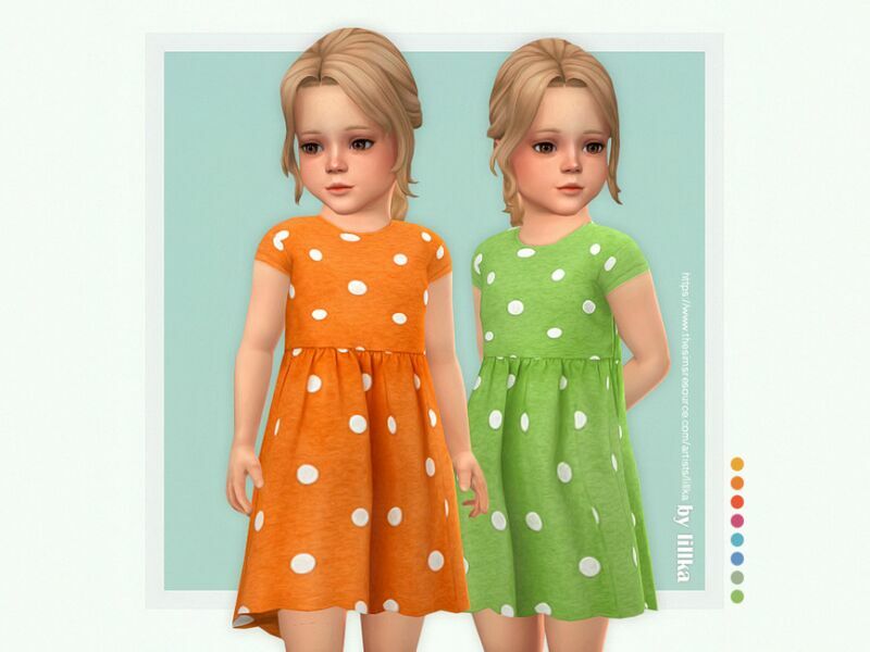 Serina Dress By Lillka 1 Serina Dress By Lillka Sims 4 CC
