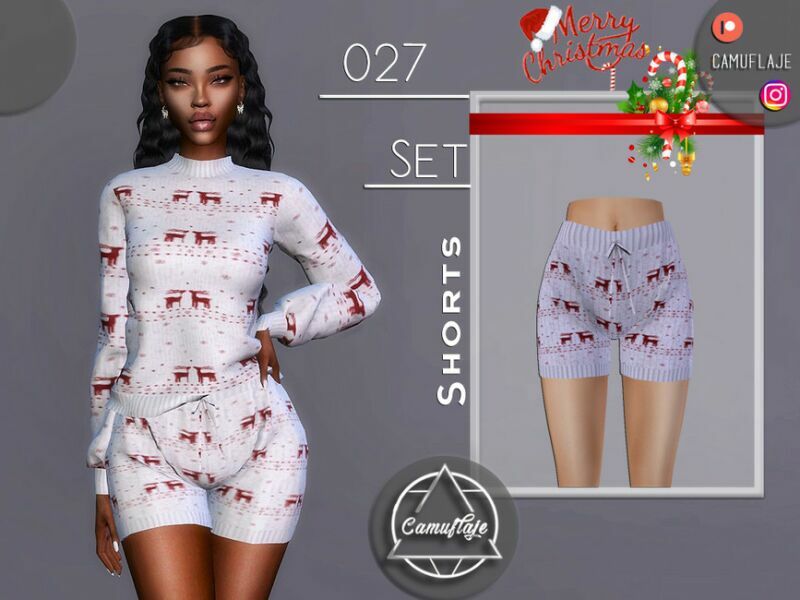 SET 027 – Shorts By Camuflaje 1 SET 027 – Shorts By Camuflaje Sims 4 CC