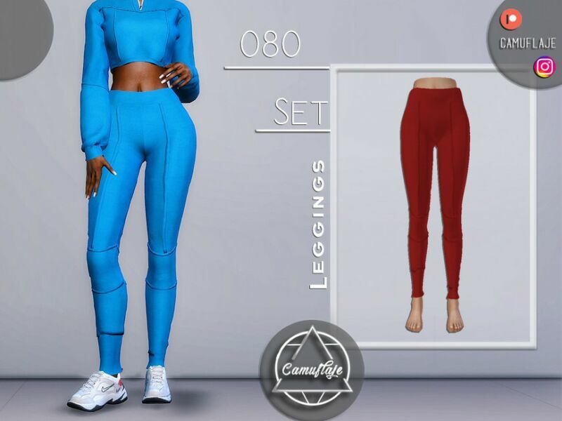 SET 080 – Leggings By Camuflaje 1 SET 080 – Leggings By Camuflaje Sims 4 CC