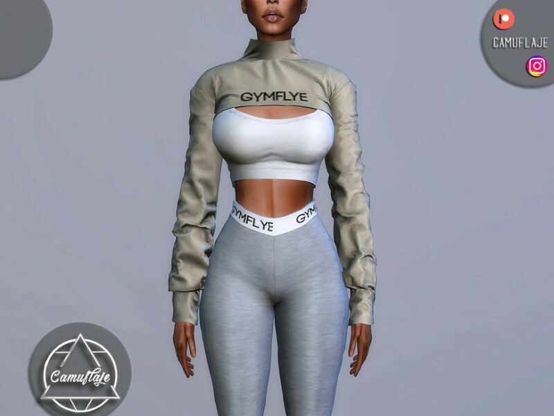 SET 187 – Sweatshirt & TOP By Camuflaje 2 sims 4 cc set 187 sweatshirt top by camuflaje 2