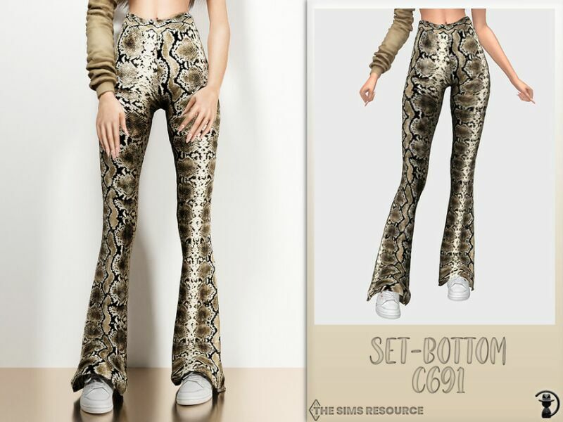 Set-Bottom C691 By Turksimmer 1 Set-Bottom C691 By Turksimmer Sims 4 CC