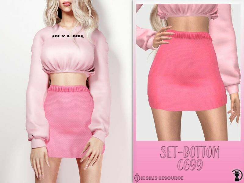 Set-Bottom C699 By Turksimmer 1 Set-Bottom C699 By Turksimmer Sims 4 CC