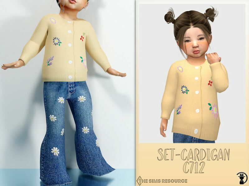 Set-Cardigan C712 By Turksimmer 1 Set-Cardigan C712 By Turksimmer Sims 4 CC