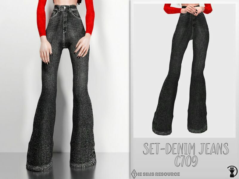 Set-Denim Jeans C709 By Turksimmer 1 Set-Denim Jeans C709 By Turksimmer Sims 4 CC