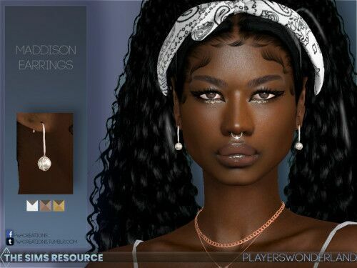 SET Of Earrings 1 SET Of Earrings Sims 4 CC