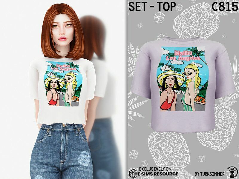 Set-Top C815 By Turksimmer 1 Set-Top C815 By Turksimmer Sims 4 CC