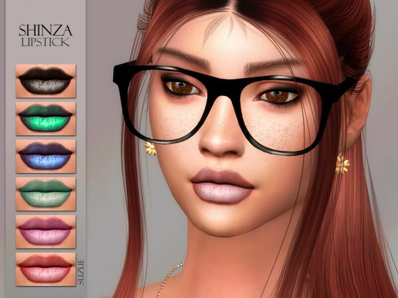Shinza Lipstick N30 By Suzue 1 Shinza Lipstick N30 By Suzue Sims 4 CC