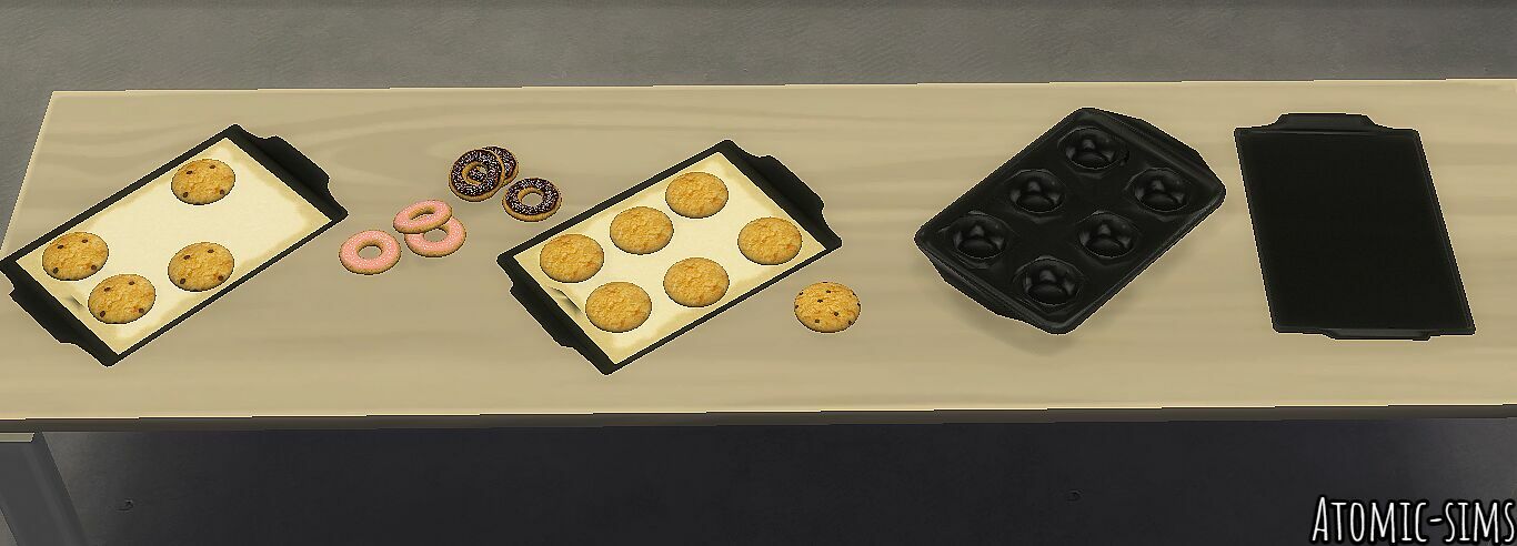 Simal10 Baking Clutter Conversion By Atomic-Sims 1 Simal10 Baking Clutter Conversion By Atomic-Sims Sims 4 CC