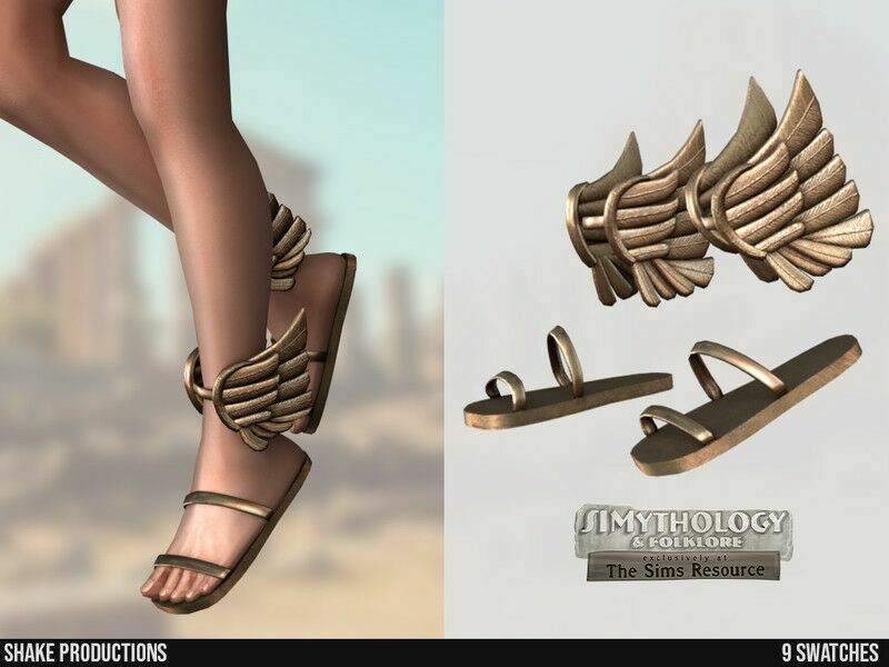 Simythology – Greek GOD Shoes By Shakeproductions 1 Simythology – Greek GOD Shoes By Shakeproductions Sims 4 CC
