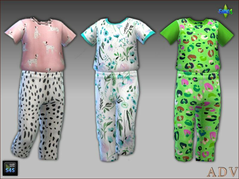 Sleepwear For Toddler Girls 4 sims 4 cc sleepwear for toddler girls 2