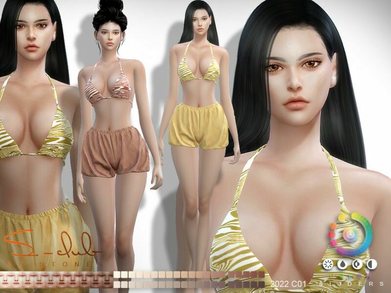 Soft Nature Colorful Female Skin By S-Club By S-Club 1 Soft Nature Colorful Female Skin By S-Club By S-Club Sims 4 CC