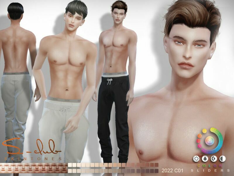 Soft Nature Colorful MAN Skin By S-Club By S-Club 1 Soft Nature Colorful MAN Skin By S-Club By S-Club Sims 4 CC