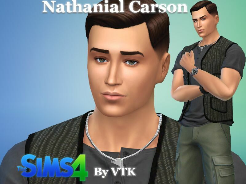 Soldier Nathanial Carson Free SIM Download By VTK 1 Soldier Nathanial Carson Free SIM Download By VTK Sims 4 CC