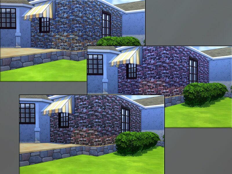 Solid Siding Colored Bricks By Matomibotaki 2 sims 4 cc solid siding colored bricks by matomibotaki 2