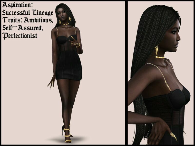 Sona Sillah By Ynrtg-S 5 sims 4 cc sona sillah by ynrtg s 2