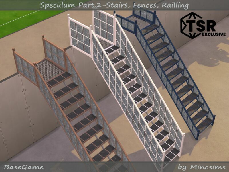 Speculum Part.2 – Stairs, Fence, Railing By Mincsims 4 sims 4 cc speculum part 2 stairs fence railing by mincsims 5