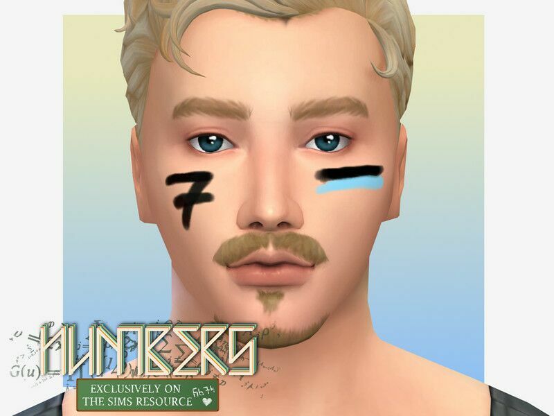 Sportsfan Facepaint V1 1 Sportsfan Facepaint V1 Sims 4 CC