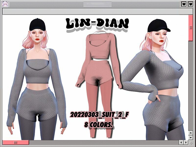 Sportswear 1 Sportswear Sims 4 CC