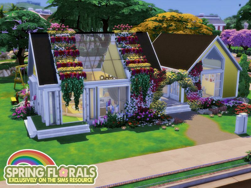 Springflorals- Wiosna By Genkaiharetsu 1 Springflorals- Wiosna By Genkaiharetsu Sims 4 CC