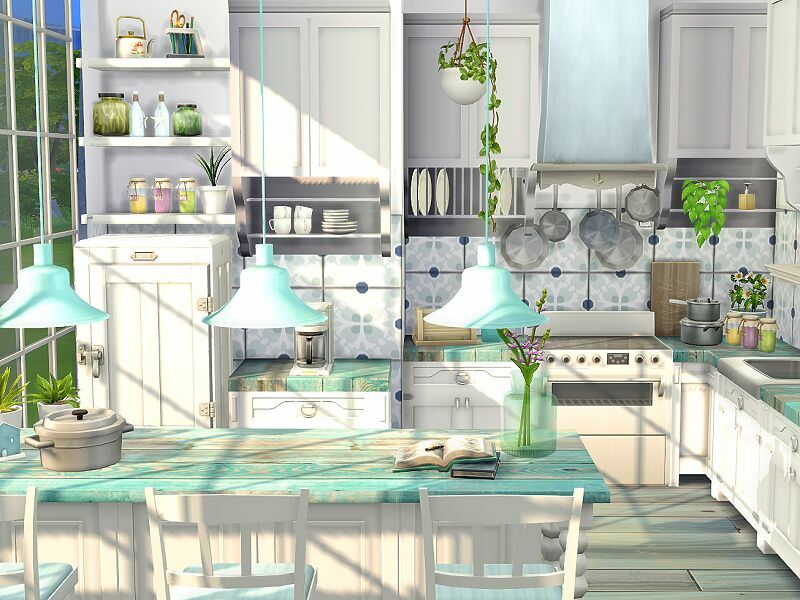 Springtime Kitchen – CC By Flubs79 2 sims 4 cc springtime kitchen cc by flubs79 4