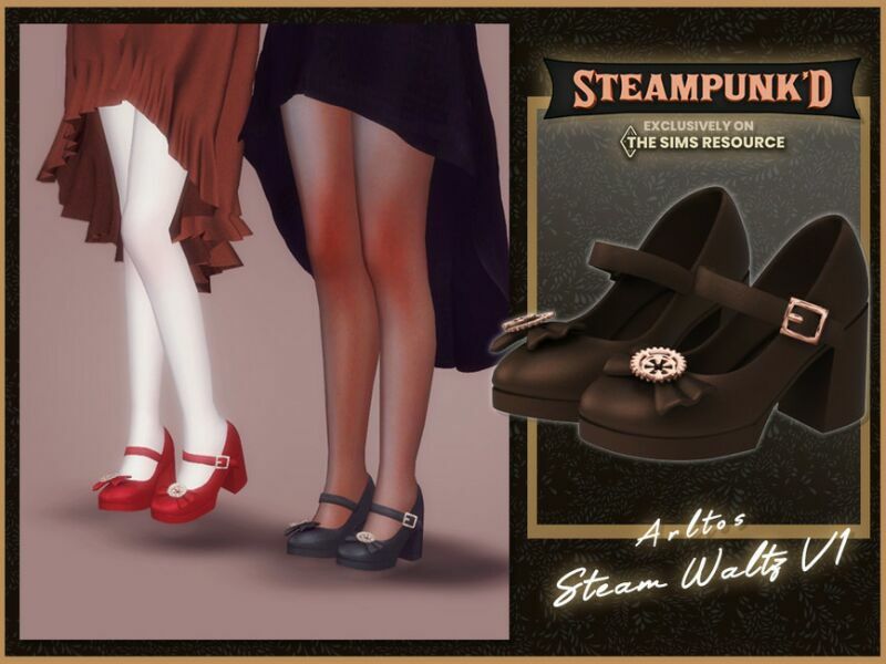 Steampunked – Steam Waltz V1 By Arltos 1 Steampunked – Steam Waltz V1 By Arltos Sims 4 CC