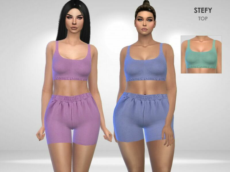 Stefy TOP By Puresim 1 Stefy TOP By Puresim Sims 4 CC