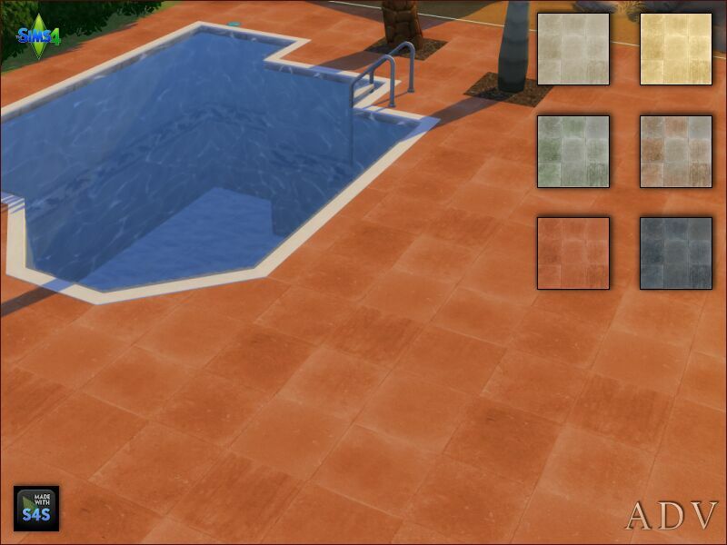 Stone Slabs 6 sims 4 cc stone slabs 3