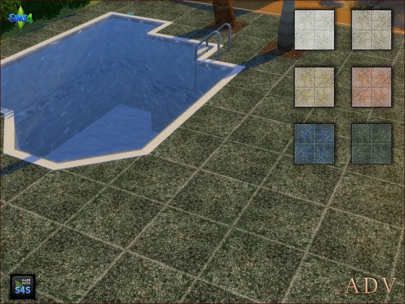 Stone Slabs 2 sims 4 cc stone slabs 6