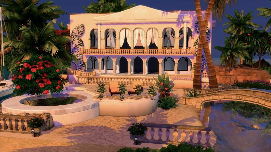 Sulani Villa |CC Free By Mrsbarbiex3 4 sims 4 cc sulani villa cc free by mrsbarbiex3 3