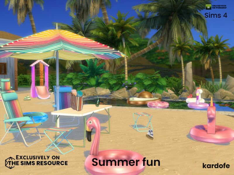 Summer FUN By Kardofe 1 Summer FUN By Kardofe Sims 4 CC