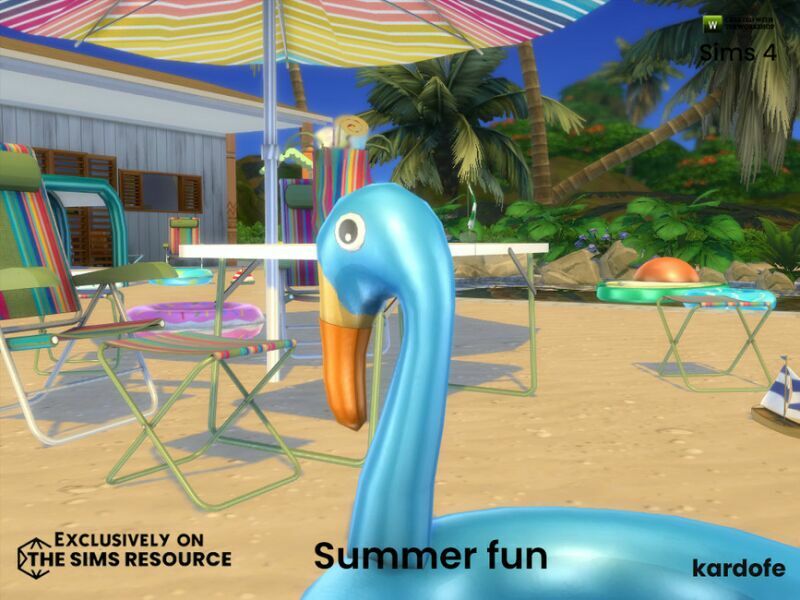 Summer FUN By Kardofe 7 sims 4 cc summer fun by kardofe 2