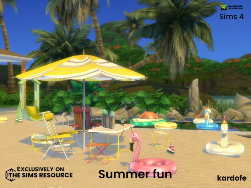 Summer FUN By Kardofe 5 sims 4 cc summer fun by kardofe 3