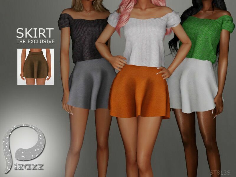 Summer FUN Skirt In / Everyday 1 Summer FUN Skirt In / Everyday Sims 4 CC