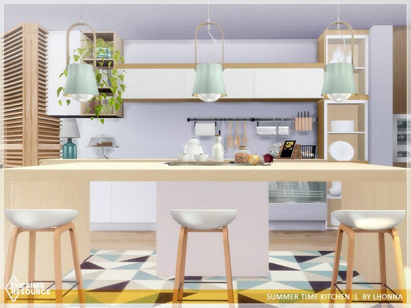 Summer Time Kitchen /TSR CC Only/ By Lhonna 6 sims 4 cc summer time kitchen tsr cc only by lhonna 2