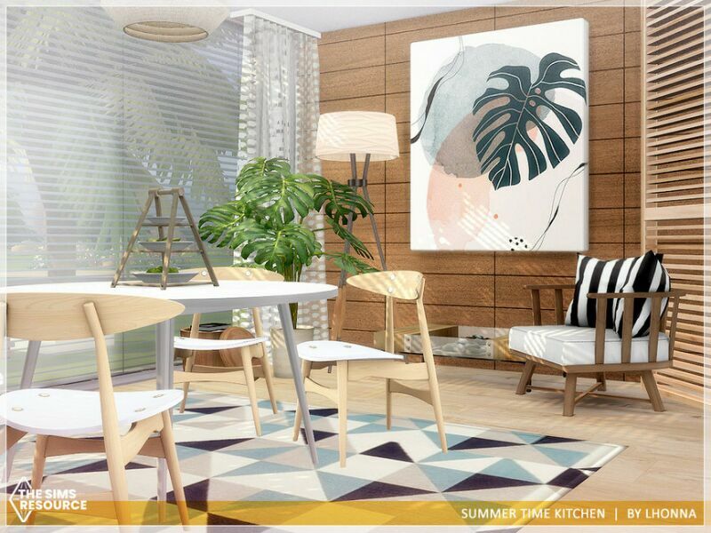 Summer Time Kitchen /TSR CC Only/ By Lhonna 5 sims 4 cc summer time kitchen tsr cc only by lhonna 3