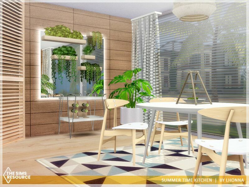 Summer Time Kitchen /TSR CC Only/ By Lhonna 4 sims 4 cc summer time kitchen tsr cc only by lhonna 4