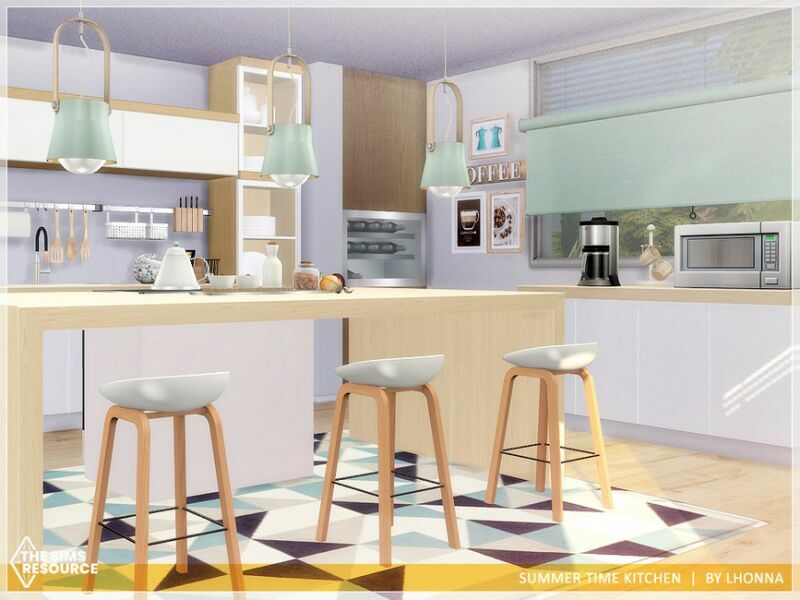 Summer Time Kitchen /TSR CC Only/ By Lhonna 3 sims 4 cc summer time kitchen tsr cc only by lhonna 6