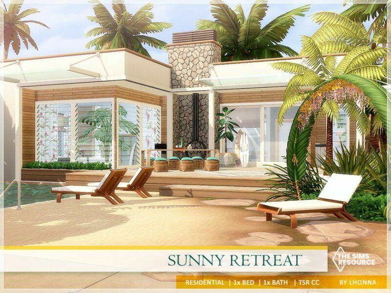 Sunny Retreat /TSR CC Only/ By Lhonna 1 Sunny Retreat /TSR CC Only/ By Lhonna Sims 4 CC