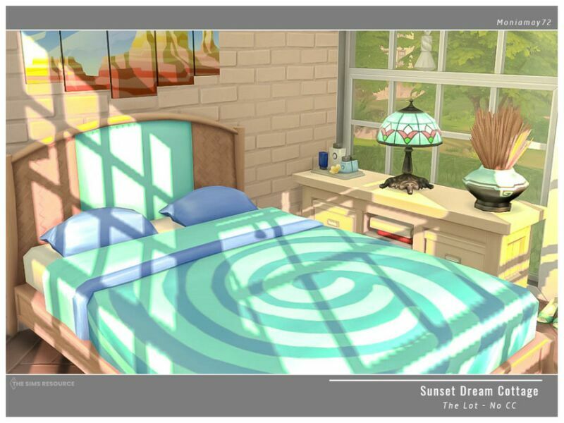 Sunset Dream Cottage NO CC By Moniamay72 3 sims 4 cc sunset dream cottage no cc by moniamay72 6