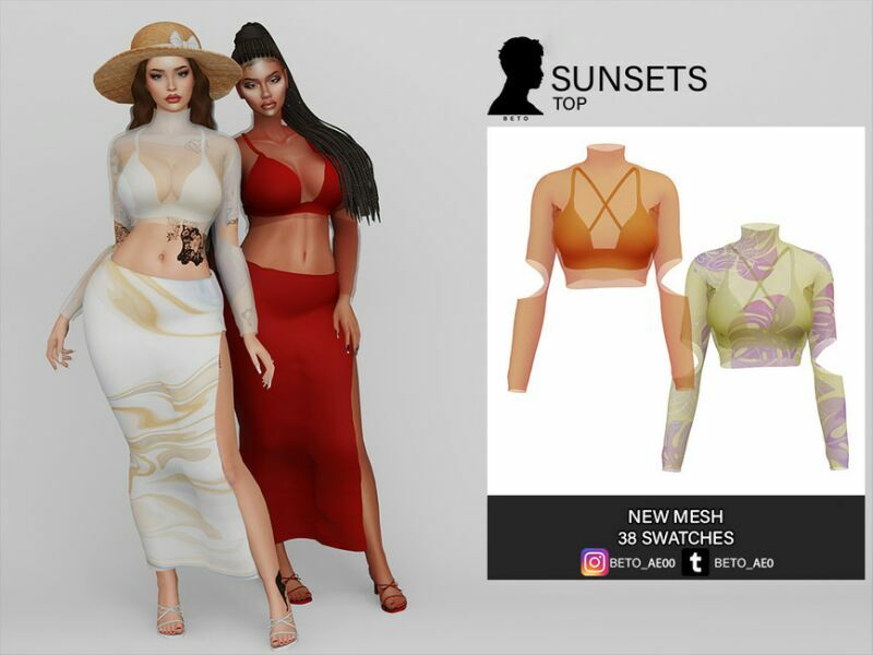 Sunsets (TOP) 1 Sunsets (TOP) Sims 4 CC