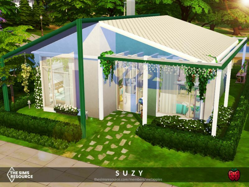 Suzy Small Home – NO CC By Melapples 1 Suzy Small Home – NO CC By Melapples Sims 4 CC