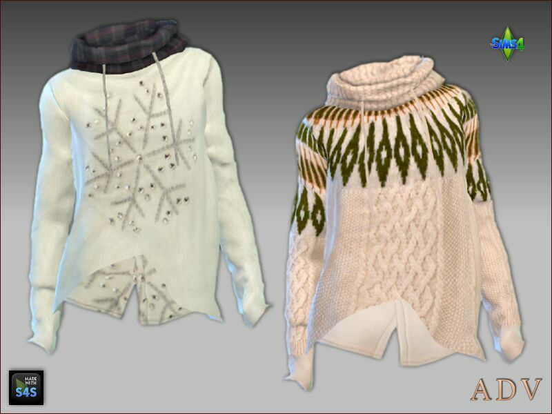 Sweaters And Pants 5 sims 4 cc sweaters and pants 2