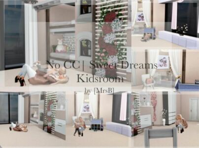 Sweet Dreams Kids Room |CC Free By Mrsbarbiex3 Sims 4 CC