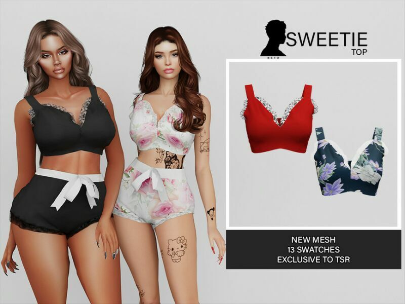 Sweetie (TOP) 1 Sweetie (TOP) Sims 4 CC