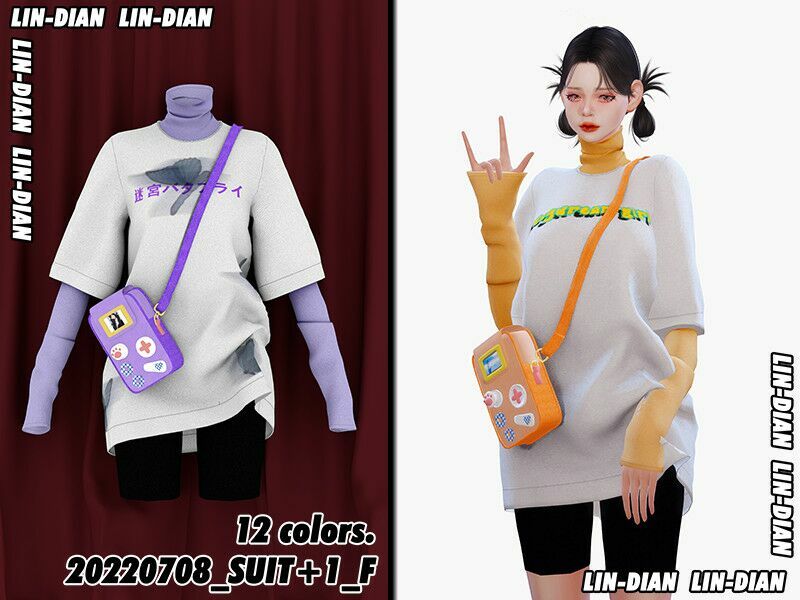 T-Shirts And Bags 1 T-Shirts And Bags Sims 4 CC