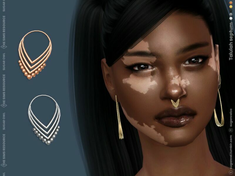 Talulah Septum 1 Talulah Septum Sims 4 CC