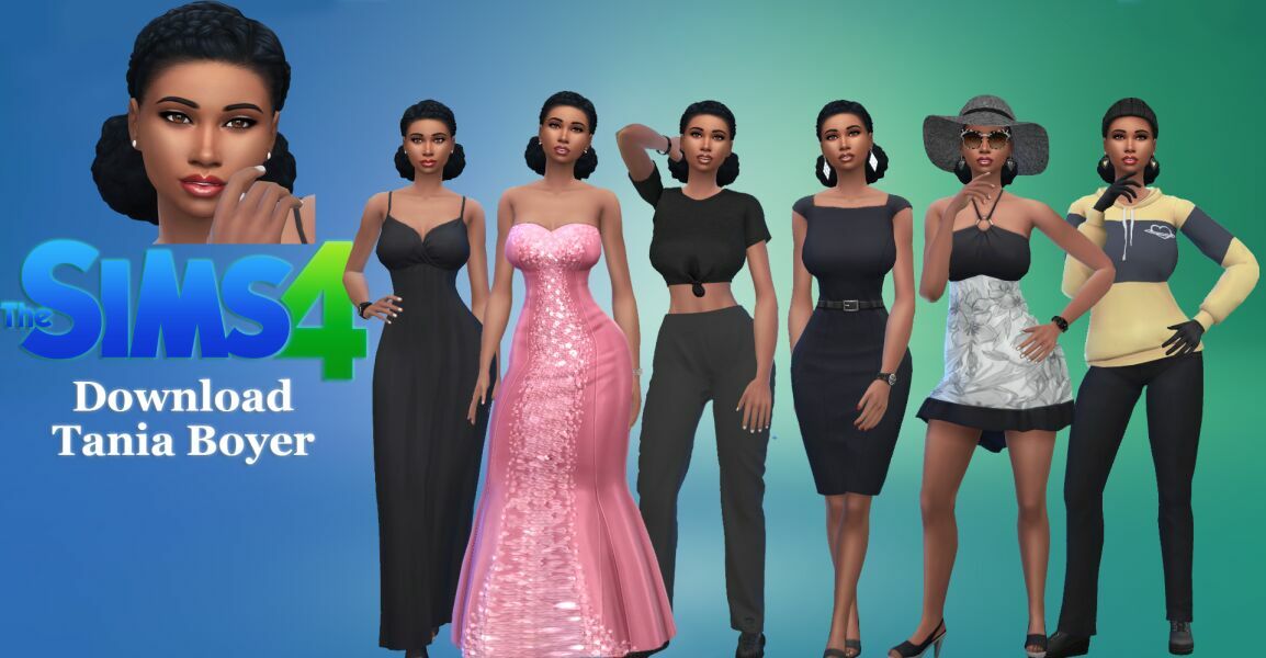 Tania Boyer By VTK 1 Tania Boyer By VTK Sims 4 CC