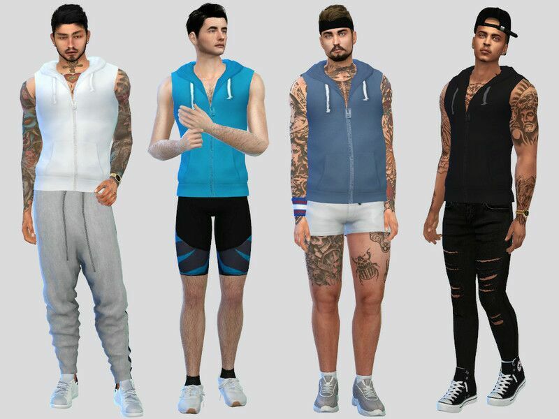 Tank Hoodie By Mclaynesims 1 Tank Hoodie By Mclaynesims Sims 4 CC
