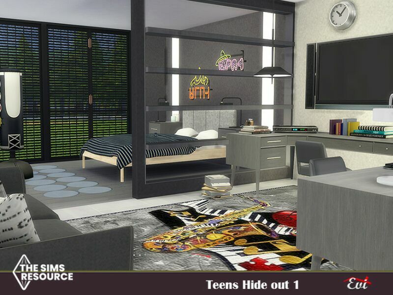 Teen Hide OUT By EVI 1 Teen Hide OUT By EVI Sims 4 CC