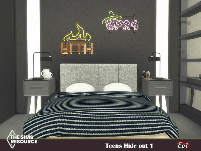 Teen Hide OUT By EVI 3 sims 4 cc teen hide out by evi 5